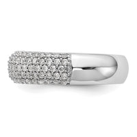 Load image into Gallery viewer, 14K White Gold Pave 3/4 carat Complete Diamond Band
