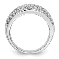 Load image into Gallery viewer, 14K White Gold Pave 1.6 carat Complete Diamond Band
