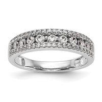 Load image into Gallery viewer, 14K White Gold Channel-set 5/8 carat Complete Diamond Band
