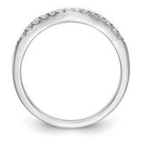 Load image into Gallery viewer, 14K White Gold 1/3 carat Diamond Set of 2 Contoured Complete Wedding Bands
