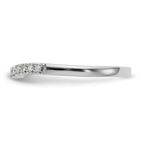 Load image into Gallery viewer, 14K White Gold 1/3 carat Diamond Set of 2 Contoured Complete Wedding Bands
