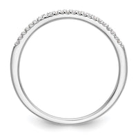 Load image into Gallery viewer, 14K White Gold 1/10 carat Diamond Complete Wedding Band
