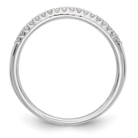 Load image into Gallery viewer, 14K White Gold 1/8 carat Diamond Complete Wedding Band

