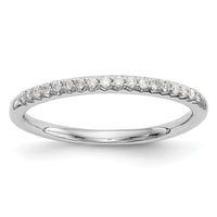 Load image into Gallery viewer, 14K White Gold 1/8 carat Diamond Complete Wedding Band
