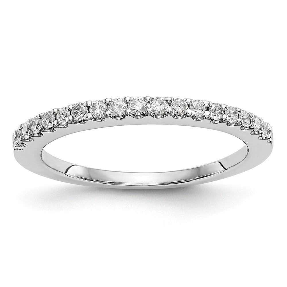 14K White Gold 1/3 carat Diamond Complete Wedding Band