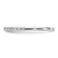 Load image into Gallery viewer, 14K White Gold 1/8 carat Diamond Complete Wedding Band
