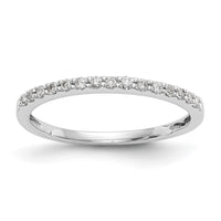 Load image into Gallery viewer, 14K White Gold 1/8 carat Diamond Complete Wedding Band
