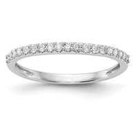 Load image into Gallery viewer, 14K White Gold 1/5 carat Diamond Complete Wedding Band
