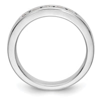 Load image into Gallery viewer, 14K White Gold 5-Stone Diamond Channel Band
