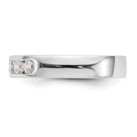 Load image into Gallery viewer, 14K White Gold 5-Stone Diamond Channel Band
