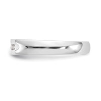 Load image into Gallery viewer, 14K White Gold 5-Stone 1/5 carat Round Diamond Complete Channel Band
