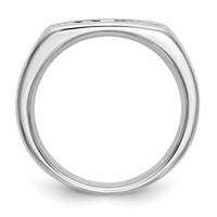 Load image into Gallery viewer, 14K White Gold 5-Stone 1/4 carat Round Diamond Complete Channel Band
