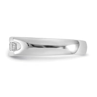 Load image into Gallery viewer, 14K White Gold 5-Stone 3/8 carat Round Diamond Complete Channel Band
