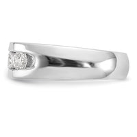 Load image into Gallery viewer, 14K White Gold 5-Stone 1 carat Round Diamond Complete Channel Band
