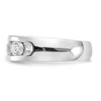 Load image into Gallery viewer, 14K White Gold 5-Stone 1.25 carat Round Diamond Complete Channel Band
