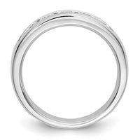 Load image into Gallery viewer, 14K White Gold 5-Stone Diamond Channel Band
