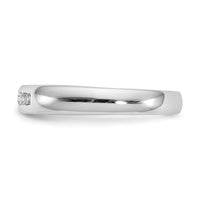 Load image into Gallery viewer, 14K White Gold 5-Stone 1/6 carat Round Diamond Complete Channel Band
