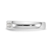 Load image into Gallery viewer, 14K White Gold 5-Stone 1/3 carat Round Diamond Complete Channel Band
