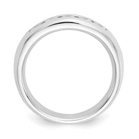 Load image into Gallery viewer, 14K White Gold 5-Stone 5/8 carat Round Diamond Complete Channel Band

