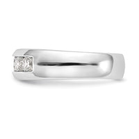 Load image into Gallery viewer, 14K White Gold 5-Stone 3/4 carat Round Diamond Complete Channel Band
