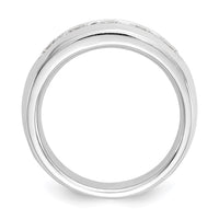 Load image into Gallery viewer, 14K White Gold 5-Stone 1.2 carat Round Diamond Complete Channel Band
