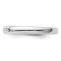 Load image into Gallery viewer, 14K White Gold 5-Stone 1/10 carat Round Diamond Complete Channel Band
