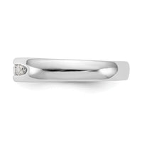 Load image into Gallery viewer, 14K White Gold 5-Stone 1/4 carat Round Diamond Complete Channel Band

