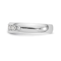 Load image into Gallery viewer, 14K White Gold 5-Stone 3/8 carat Round Diamond Complete Channel Band
