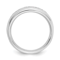 Load image into Gallery viewer, 14K White Gold 5-Stone 1/2 carat Round Diamond Complete Channel Band
