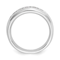 Load image into Gallery viewer, 14K White Gold 5-Stone 5/8 carat Round Diamond Complete Channel Band

