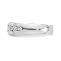 Load image into Gallery viewer, 14K White Gold 5-Stone 5/8 carat Round Diamond Complete Channel Band
