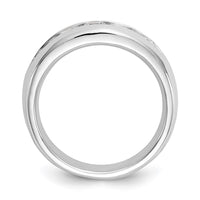 Load image into Gallery viewer, 14K White Gold 5-Stone 3/4 carat Round Diamond Complete Channel Band
