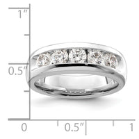 Load image into Gallery viewer, 14K Yellow Gold 5-Stone Diamond Channel Band

