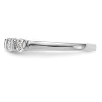 Load image into Gallery viewer, 14K White Gold 5-Stone Channel-set 1/2 carat Complete Round Diamond Band
