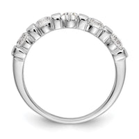 Load image into Gallery viewer, 14K White Gold 5-Stone Channel-set 1 carat Complete Round Diamond Band
