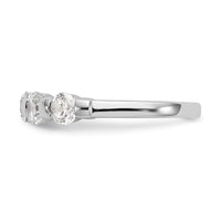 Load image into Gallery viewer, 14K White Gold 5-Stone Channel-set 1 carat Complete Round Diamond Band
