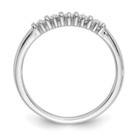 Load image into Gallery viewer, 14K White Gold 5-Stone Prong-set 1/5 carat Complete Round Diamond Band
