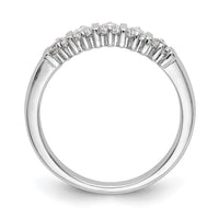 Load image into Gallery viewer, 14K White Gold 5-Stone Prong-set 1/2 carat Complete Round Diamond Band
