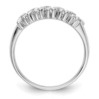 Load image into Gallery viewer, 14K White Gold 5-Stone Prong-set 1/2 carat Complete Round Diamond Band
