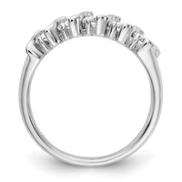 Load image into Gallery viewer, 14K White Gold 5-Stone Prong-set 3/4 carat Complete Round Diamond Band

