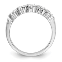 Load image into Gallery viewer, 14K White Gold 5-Stone Prong-set 1 carat Complete Round Diamond Band
