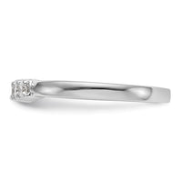 Load image into Gallery viewer, 14K White Gold 5-Stone Shared Prong 1/3 carat Round Complete Diamond Band
