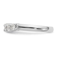 Load image into Gallery viewer, 14K White Gold 5-Stone Shared Prong 1/2 carat Round Complete Diamond Band

