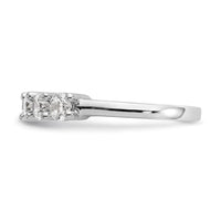 Load image into Gallery viewer, 14K White Gold 7-Stone Shared Prong 1.4 carat Complete Round Diamond Band
