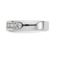 Load image into Gallery viewer, Platinum 7-Stone 1 carat Round Diamond Complete Channel Band
