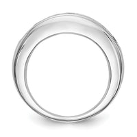 Load image into Gallery viewer, 14K White Gold 7-Stone 1 carat Graduated Round Diamond Complete Channel Band
