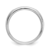 Load image into Gallery viewer, 14K White Gold 7-Stone 1/10 carat Round Diamond Complete Channel Band
