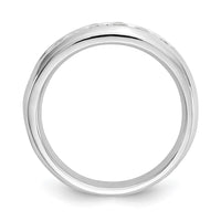 Load image into Gallery viewer, 14K White Gold 7-Stone 5/8 carat Round Diamond Complete Channel Band
