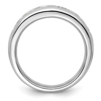 Load image into Gallery viewer, 14K White Gold 7-Stone 1 carat Round Diamond Complete Channel Band
