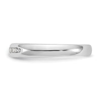 Load image into Gallery viewer, 14K White Gold 7-Stone 1/6 carat Round Diamond Complete Channel Band
